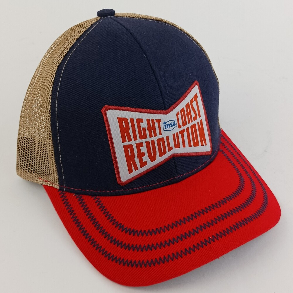 Insa Right Coast Revolution Mens Multicolor Adjustable Snapback Trucker Hat